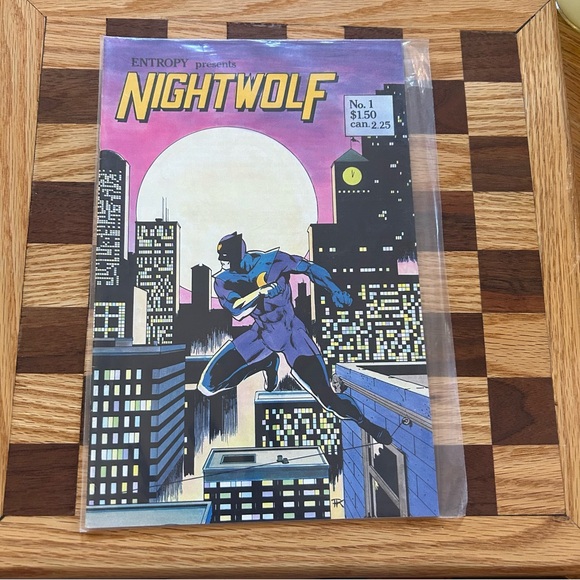 Nightwolf #1 "Entropy Enterprises" Comic Book - bought and stored by a collector - Picture 2 of 8